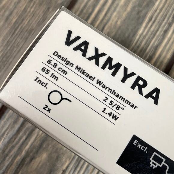 IKEA Vaxmyra Puck Lights 2 Pack 704.218.70 21633 Under Cabinet LED Spotlight - Picture 2 of 5